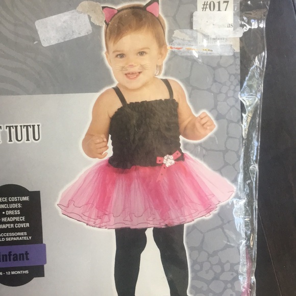 Cat Kitten Size 6-12 Month Halloween Costume NEW - NWT Baby Cat Lady Swift Girl - Picture 3 of 5